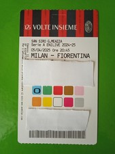 MILAN - FIORENTINA 5/04/2025 PASS /Stadio San Siro Milano 