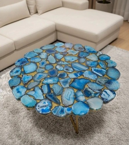 Tavolo agata blu tavolino - agata, |