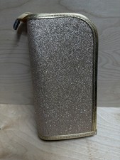 Make-up / Pen Bag Gold Glitter