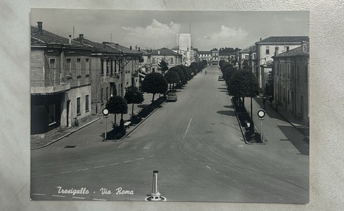 Cartolina tresigallo via - tresigallo,
