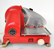 Affettatrice Vintage design OMRE QUICK MILL raro Colore Rosso Collezione -XXX