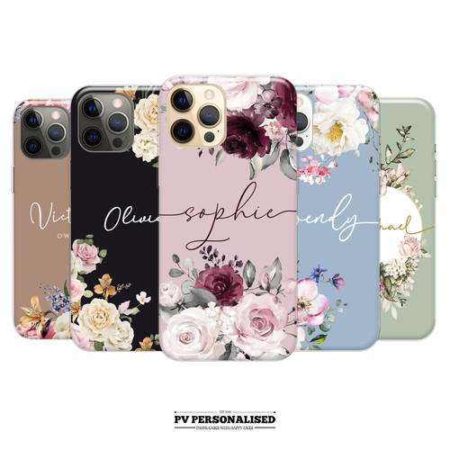 Cover silicone nome floreale - cover,