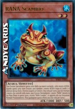 RANA SCAMBIO • (Swap Frog) • Ultra R • RA03 IT005 • 1Ed • Yugioh! • ANDYCARDS