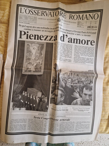 Osservatore romano aprile - romano, 10