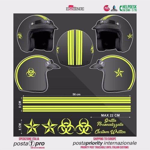Kit giallo fluo biohazard - fluo,