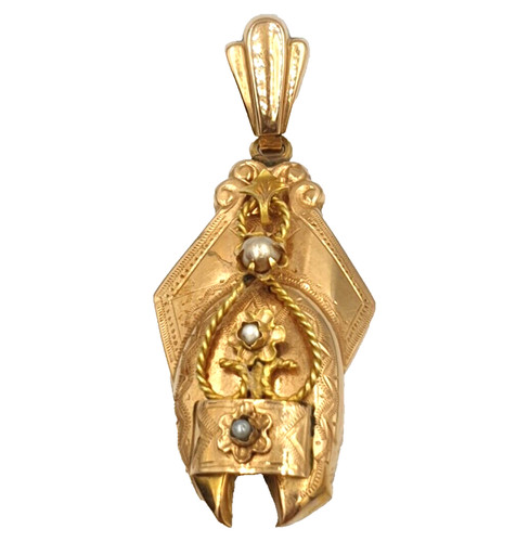 Ciondolo borbonico oro - ciondolo,