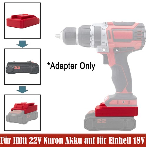 Adattatore batteria per hilti - adattatore,
