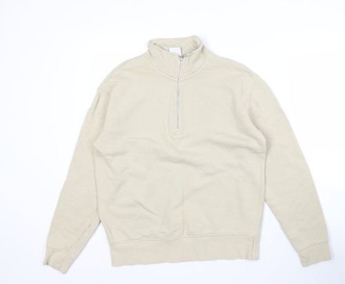 Felpa maglione zara uomo beige - maglione,