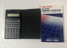 Calcolatrice programmabile Sharp Scientific EL-5020 con manuale