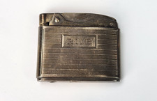 Accendino a benzina vintage Ronson Adonis ARGENTO STERLING 51,9 g non rottamato