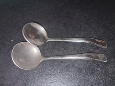 2 cucchiai Cucchiaio Per Confetti da portata  Silver Plate vintage