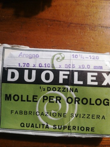 Molla carica duoflex - molla, di