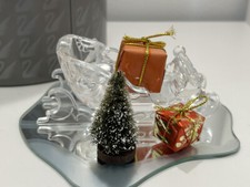 Statua Swarovski 205165 slitta 11 cm. Confezione originale e certificato. Ott...