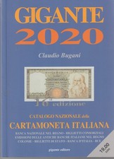 GIGANTE 2020 CATALOGO CARTAMONETA ITALIANA BANCONOTE NUOVO MF126846