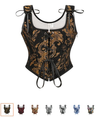 Corsetto donna rinascimentale