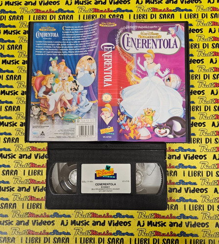 Vhs film cenerentola 1998 - vhs,