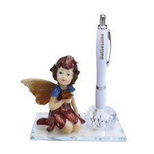 33476 Bomboniere PortaPenne Profumatore Folletta Elfo Battesimo Penna Diffusore