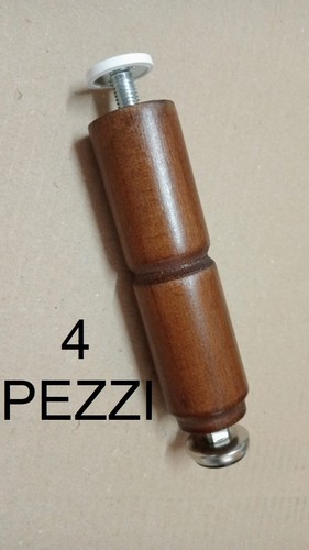 Piede legno noce scuro - scuro, per
