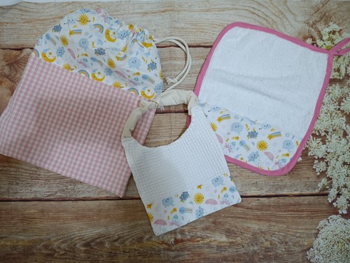 Set asilo 3pz bimbi - set,