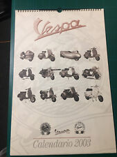 CALENDARIO VESPA VINTAGE 2003- VESPA CLUB D'ITALIA+REGISTRO STORICO VESPA