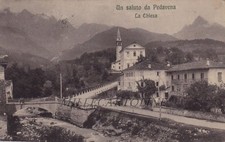 PEDAVENA: La Chiesa   1910