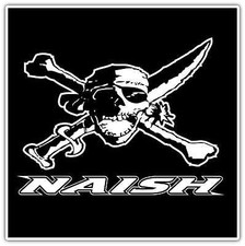Adesivo Naish Windsurf Kiteboarding Pirata Auto Paracolpi Finestra Decalcomania 4,5"X4,5"
