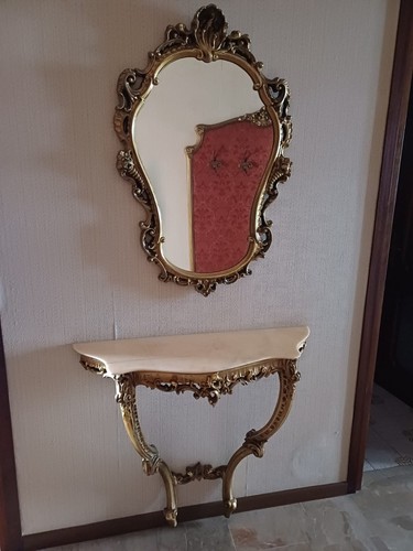 Specchiera vintage dorata - specchiera,