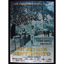 manifesto UN'ESTATE CON SENTIMENTO stefania sandrelli scarsella M338