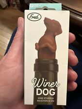 Winer Dog - Fred bassotto salsiccia cane vino champagne tappo bottiglia nuovo con scatola