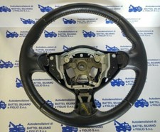 VOLANTE IN PELLE CON CUCITURE