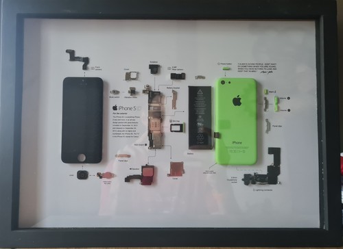 Quadro iphone smontato - iphone,