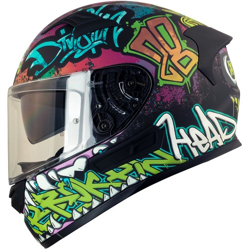 Casco integrale rotto con - casco,