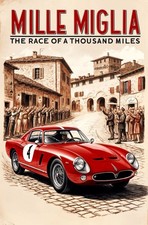 Poster Stampa Mille Miglia La