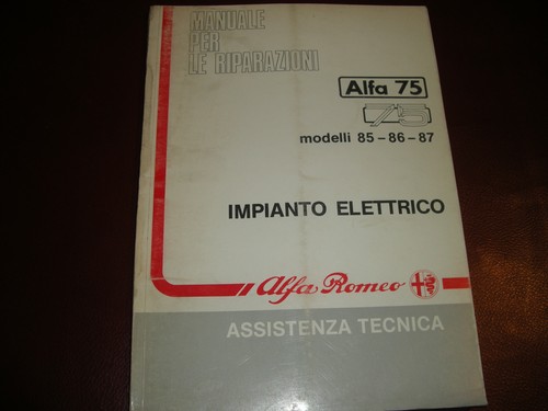 Alfa romeo manuale riparazioni - alfa,