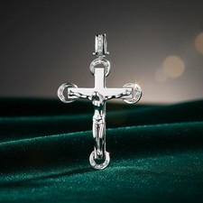 CIONDOLO CROCE DA UOMO IN ORO