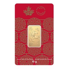 Lingotto Oro Cavallo Lunare 2026 Royal Cannadian Mint 10 grammi Oro 9999