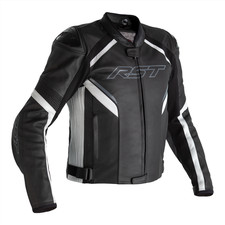 RST Sabre Air Bag Nero/Bianco Sport Touring Urban Giacca Moto Pelle