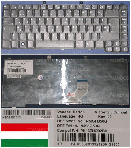 Tastiera qwertz ungherese - ungherese, hu