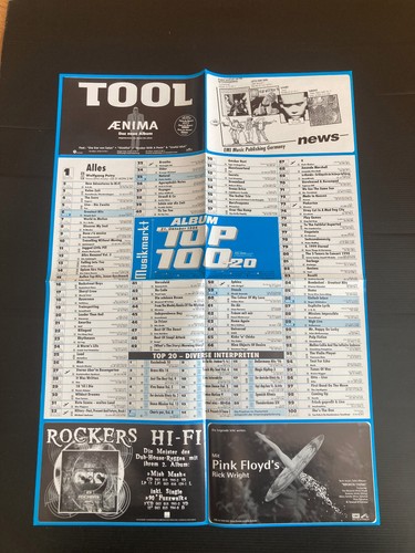 Musikmarkt charts plakat vom - musikmarkt,
