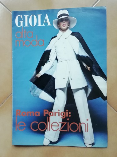 Gioia alta moda 1971 inserto - alta,
