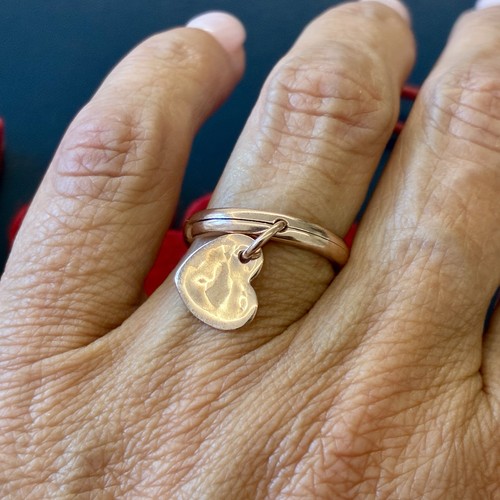 Dodo pomellato anello ciondolo - dodo,