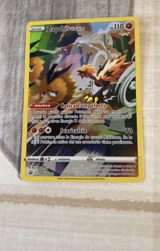 Carta pokemon zapdos - pokemon, galar