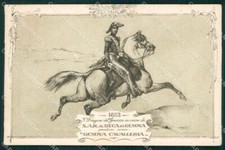 Militari IV Reggimento Genova Cavalleria 1932 Bricchetto cartolina XF1993