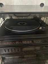 stereo vintage Sony con casse 