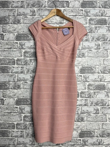 Herve leger vestito rosa - leger,