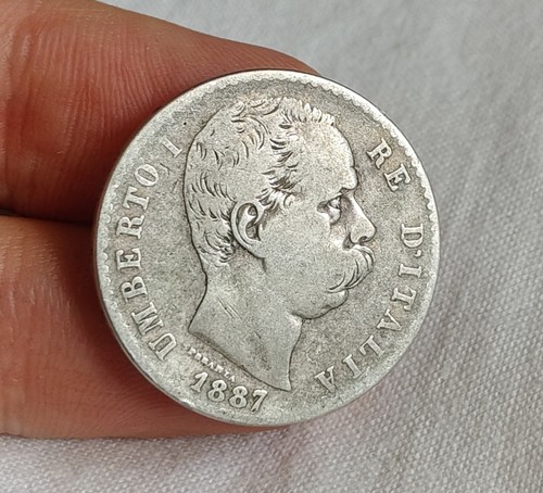 Lire 1887 argento - 2,
