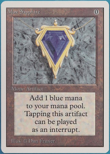 Mox sapphire unlimited quasi - mox,