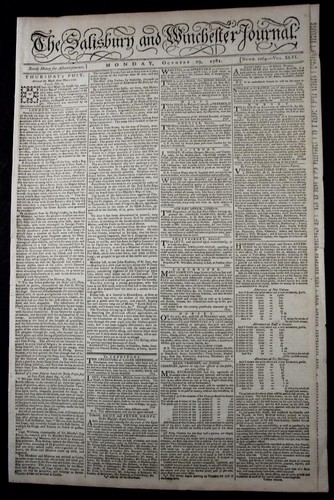 Oct 1781 salisbury - oct,
