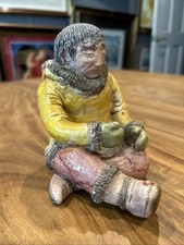 Statuina bambino Inuit Alaska