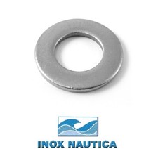 Rondelle piane acciaio inox - piane, in